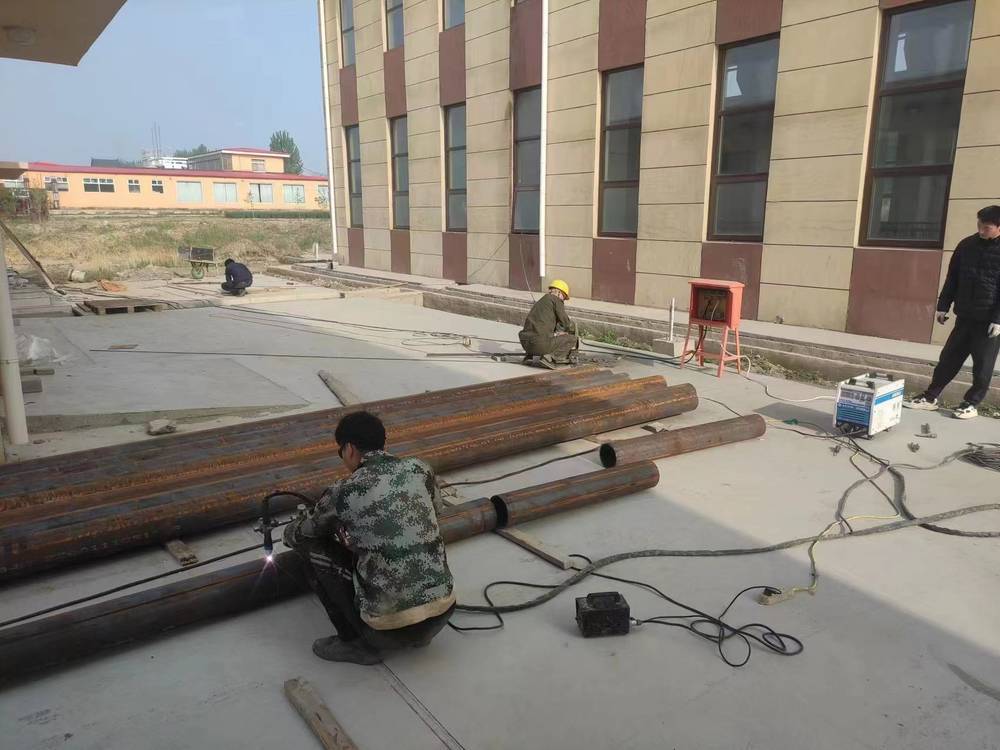 危房压桩顶升加固无缝钢管桩制作